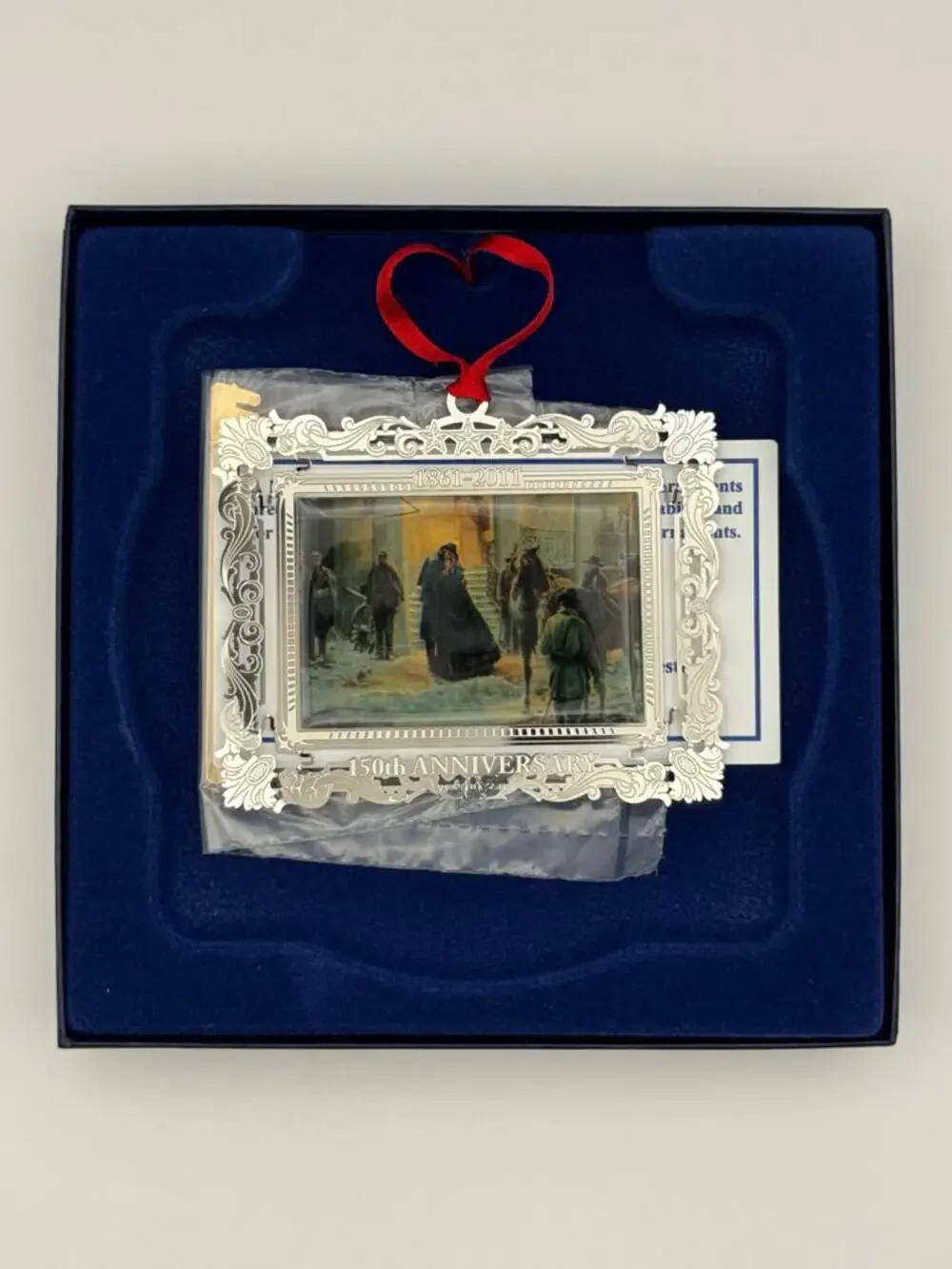 Mort Kunstler 2011 Mrs. Jackson Comes to Winchester #1456 Civil War Ornament